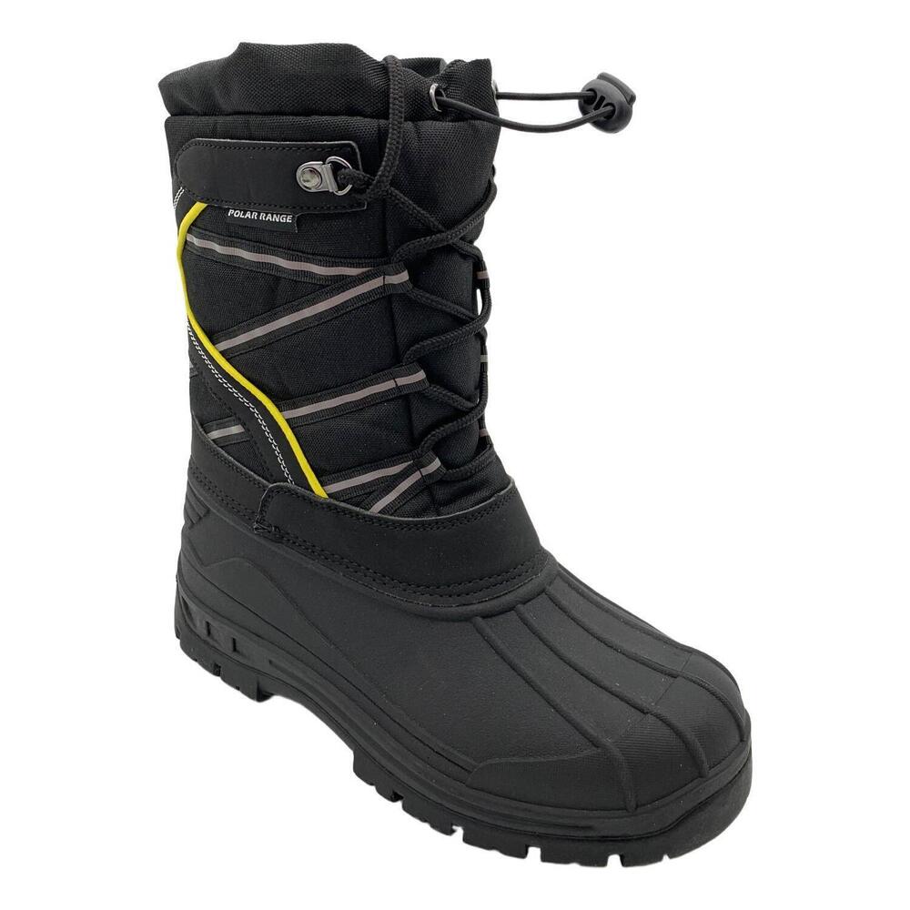 Polar Range Men's Blast Snow Boots Black - Medium